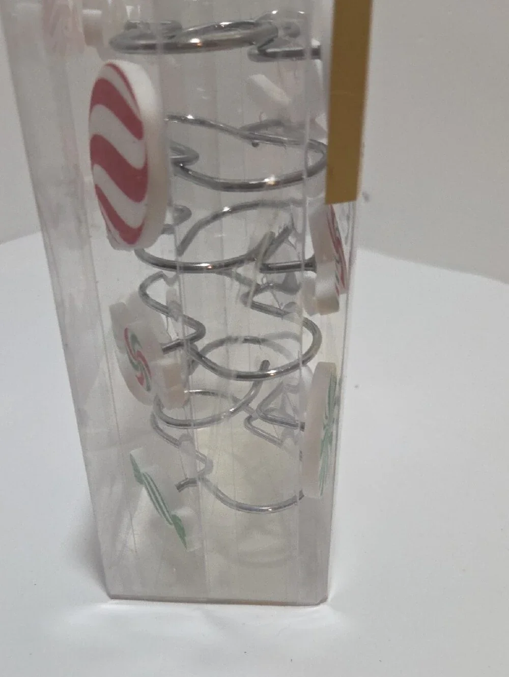 Christmas Candy Swirl Shower Curtain Hooks